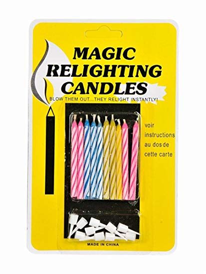 No shipping fees on magic candles from the company